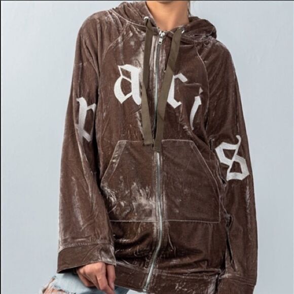 Hoodie Velvet Light Supersoft Cute Sexy Warm - Picture 7 of 11